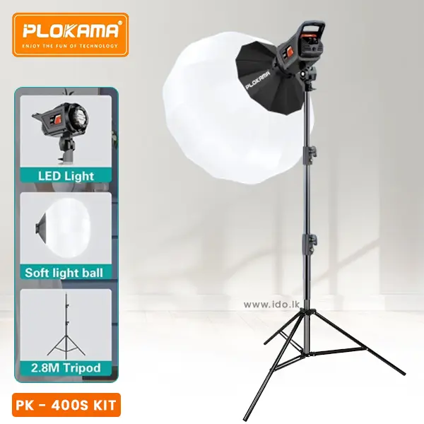 Plokama PK-400s Video Light Kit for Photography