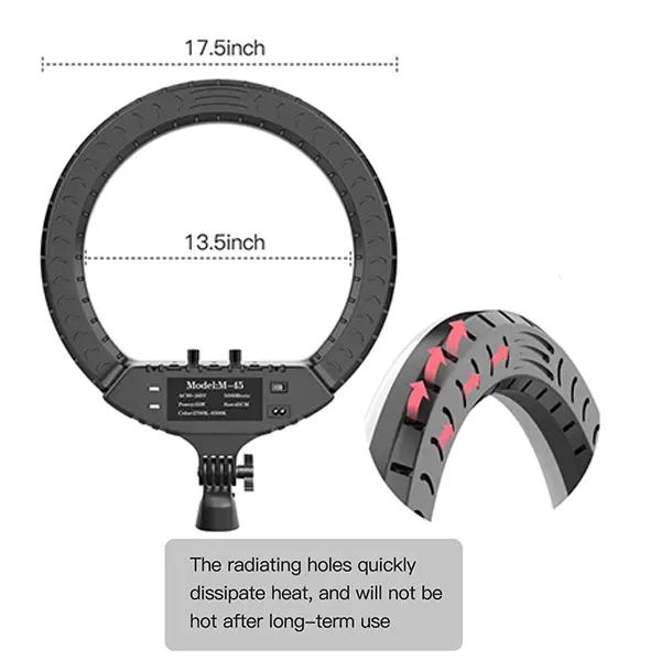 Plokama-R45-Soft-LED-Ring-light-17.5inch-Price-in-Sri-Lanka@ido.lk_ Plokama R45 Soft LED Ring light 450mm